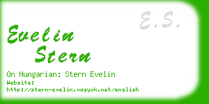 evelin stern business card